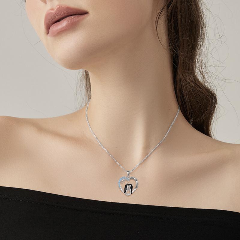 The Snuggled Penguin Necklace