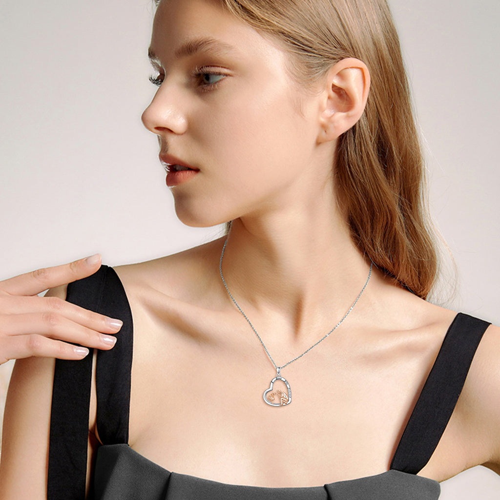 Father-Daughter Heart Necklace
