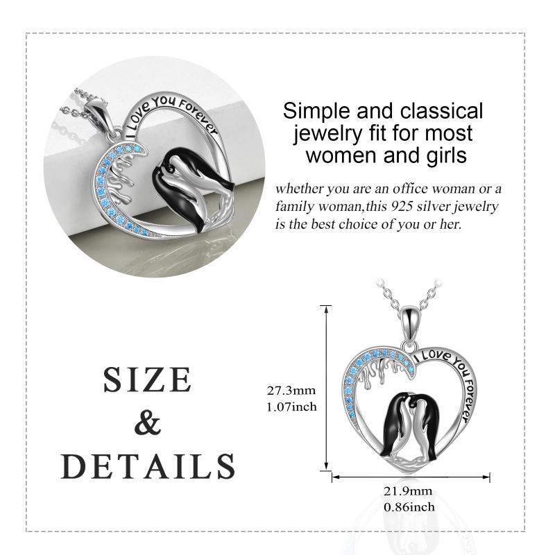 The Snuggled Penguin Necklace