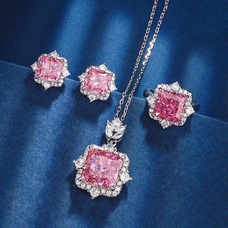 Pink Blossom Jewelry Set