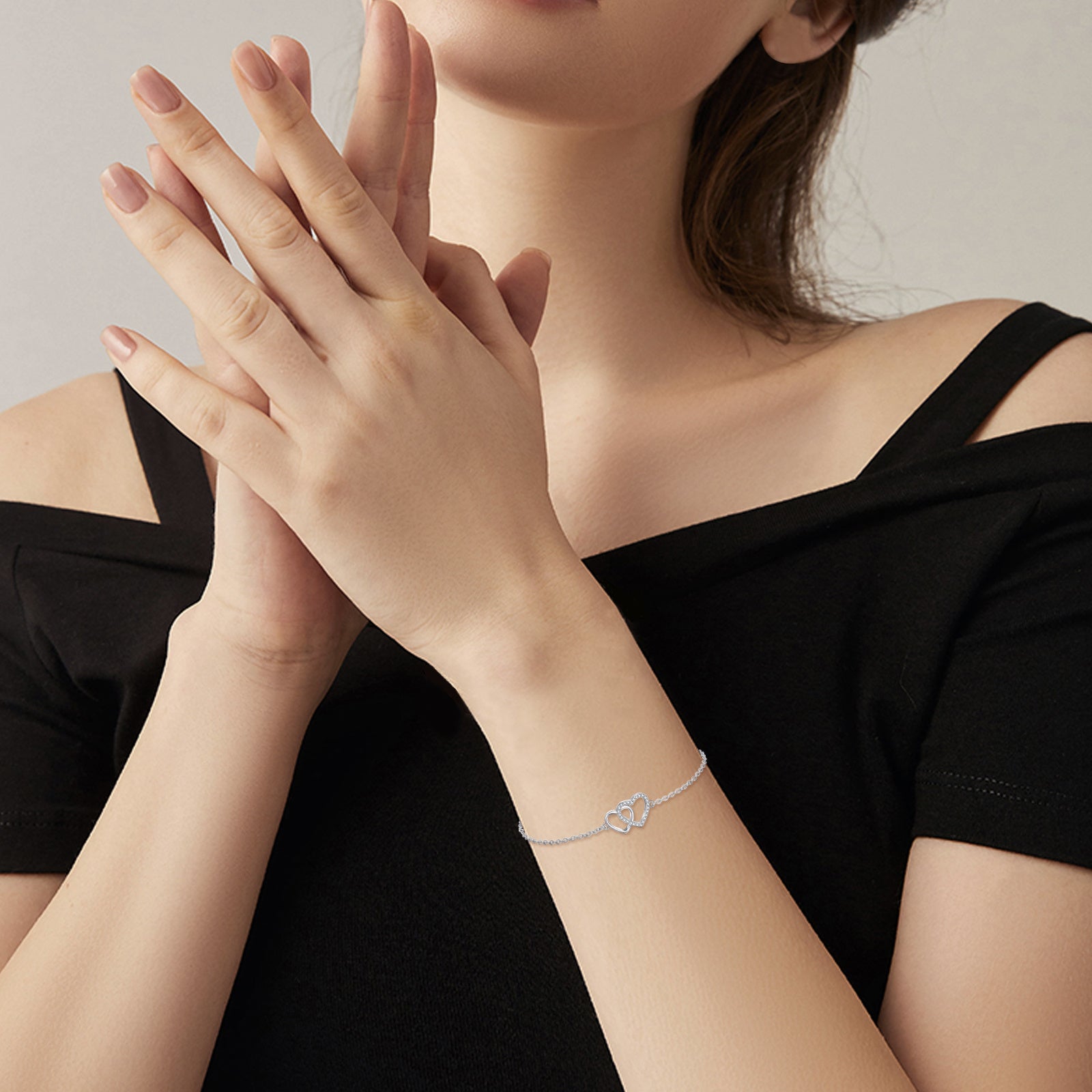 The Intertwined Hearts Bracelet