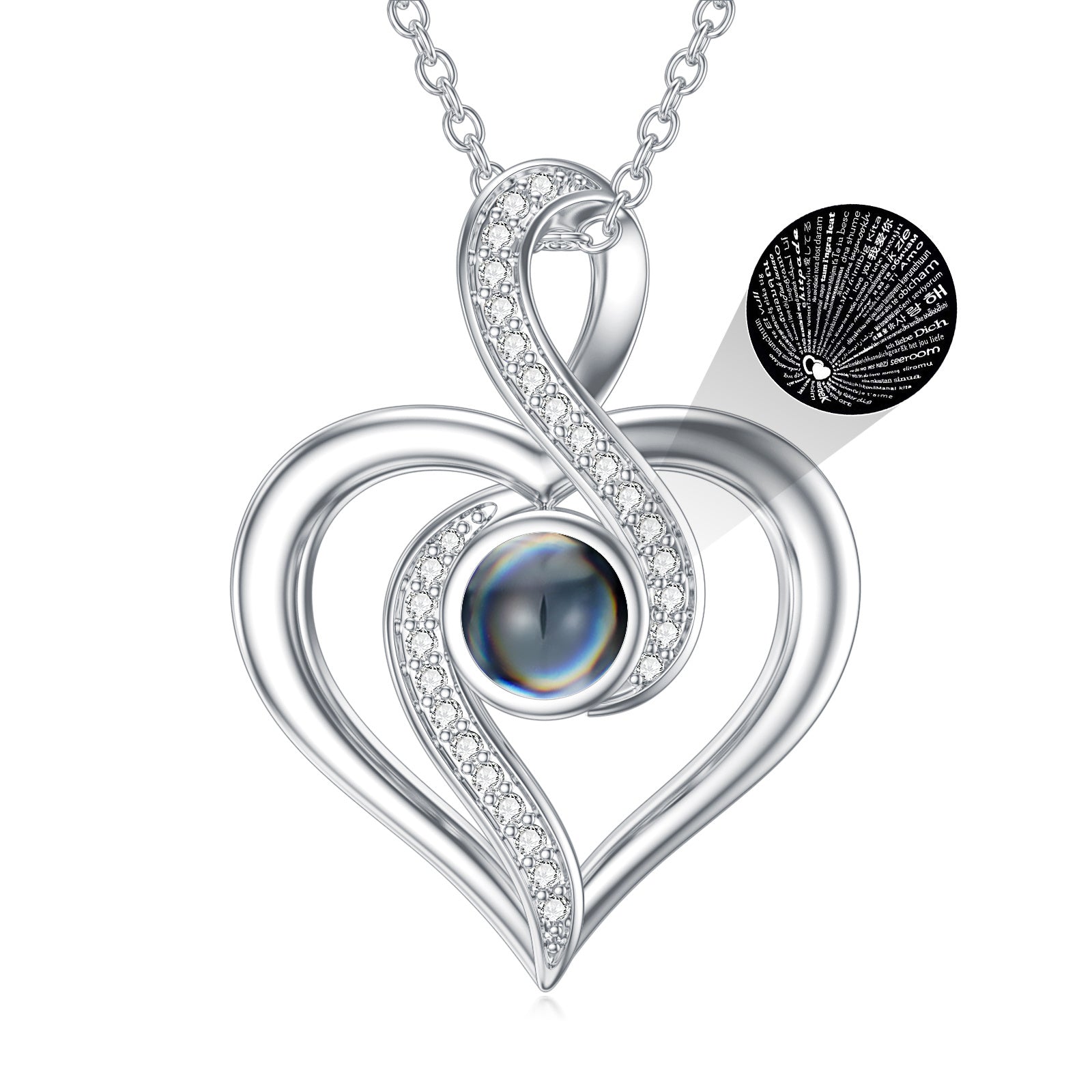 Infinite Love Projection Necklace