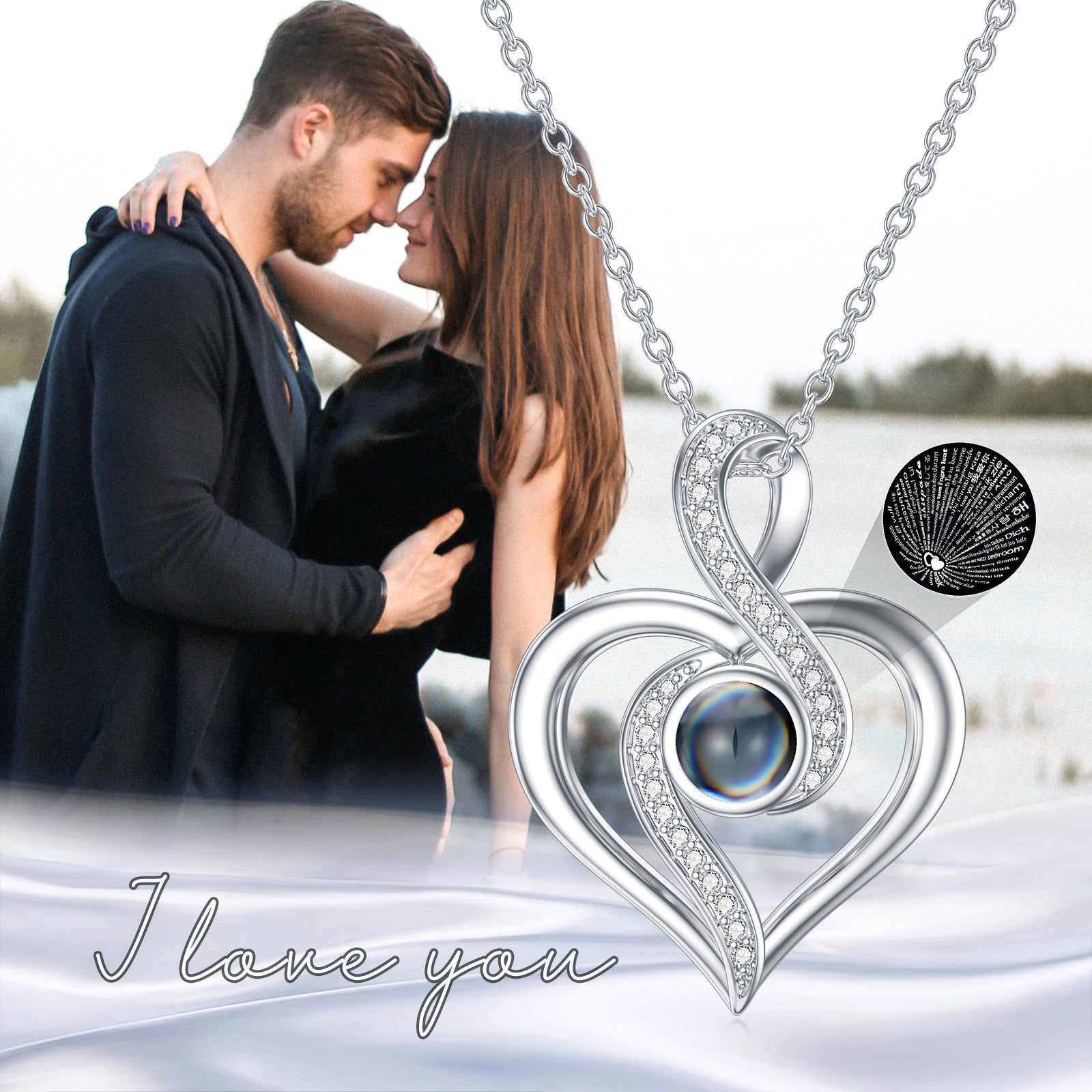 Infinite Love Projection Necklace