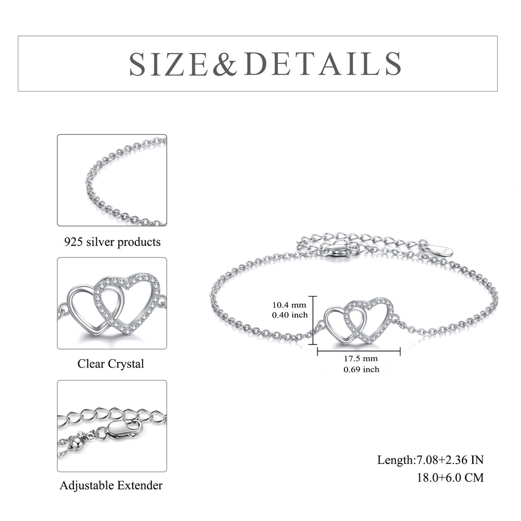 The Intertwined Hearts Bracelet