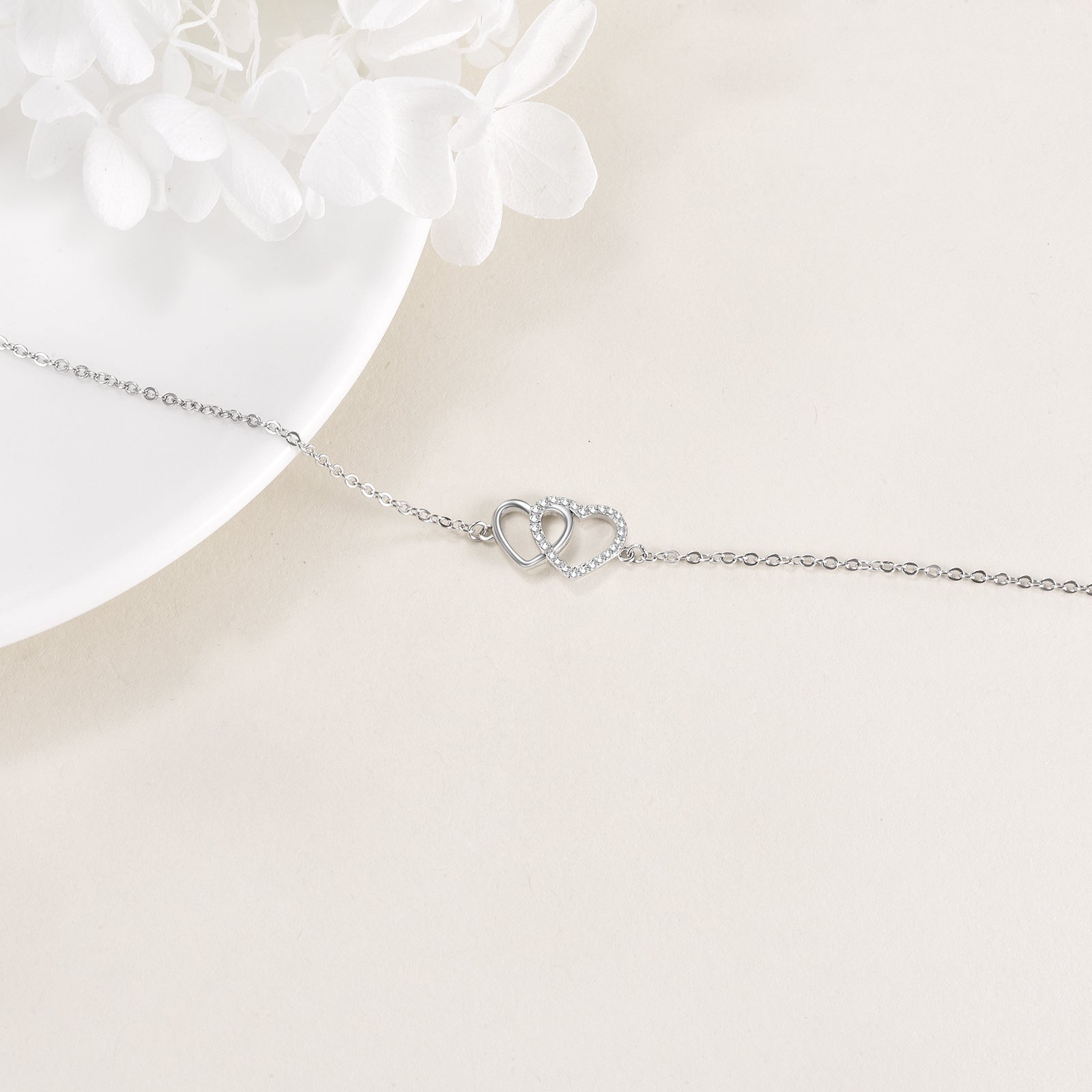 The Intertwined Hearts Bracelet